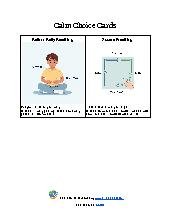 Calm Choice Cards