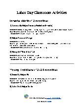 Labor Day Classroom Activities