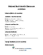 National Book Month Classroom Activities