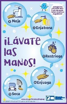 &iexcl;L&aacute;vate las manos!
