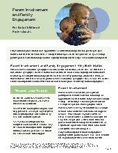 Parent Involvement and Family Engagement for Early Childhood Professionals