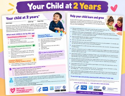 Developmental Milestones (2 yrs)(English)