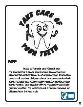 Oral Health Activity Book for Children
