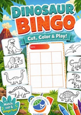 Bingo Cards - Dinosaur edition