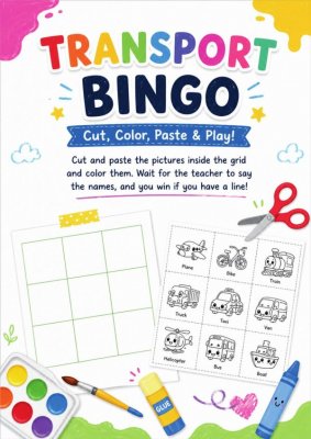 Bingo Cards - Transportation Edition