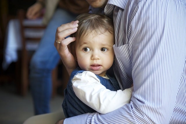 Tender Moment Between Parent And Child
