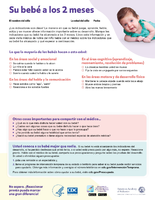 Developmental Milestones Checklist (2 mo)(Spanish)