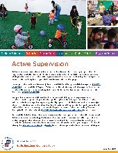 What does active supervision look like with mixed ages. (Safety)