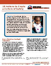 Creating a culture of safety for mixed ages. 