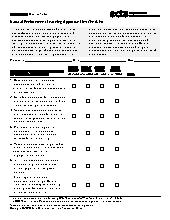 Learning Opportunities Checklist