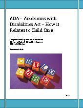 ADA & ChildCare. All Ages. Admin.