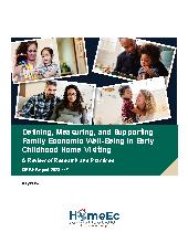 Supporting Family Economic Well-Being in Early Childhood Home Visiting