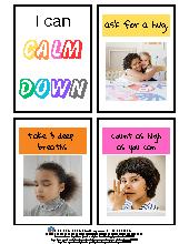 Calm Down Strategy Cards. Mixed Ages. Social-Emotional.